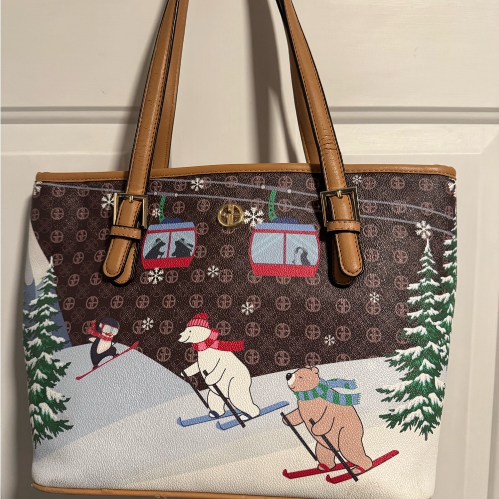 Giani Bernini Winter shoulder tote bag